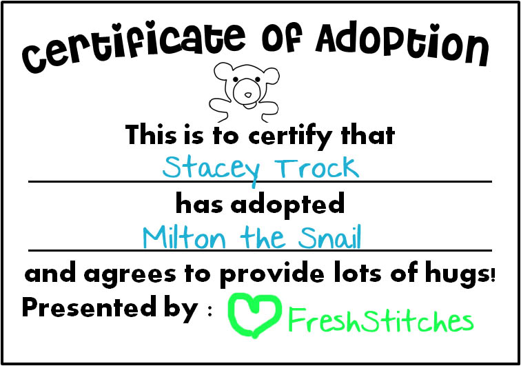 adoption certificate template