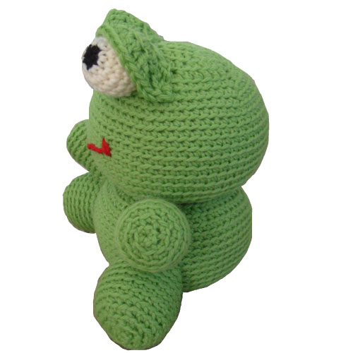 Garfield the Frog Amigurumi Crochet Pattern