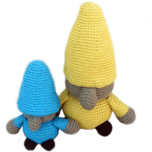Mel & Melvin the Gnomes Amigurumi Crochet Pattern