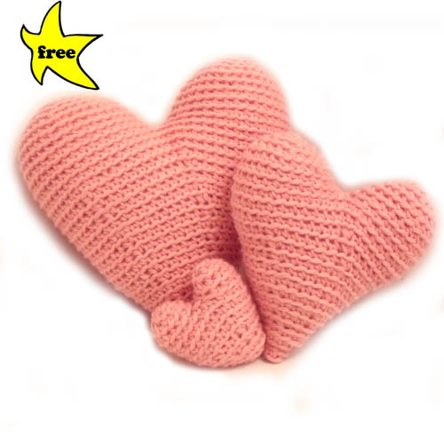 free amigurumi crochet plush stuffed animal heart pattern