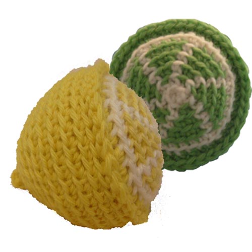 Amigurumi Crochet Patterns Crocheted Citrus Lemon & Lime ...