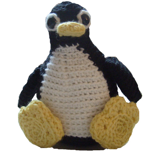 Linux Penguin Amigurumi Crochet Pattern