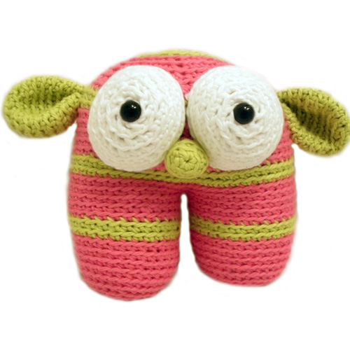 amigurumi crochet plush stuffed animal monster pattern
