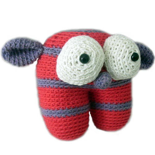 amigurumi crochet plush stuffed animal monster pattern