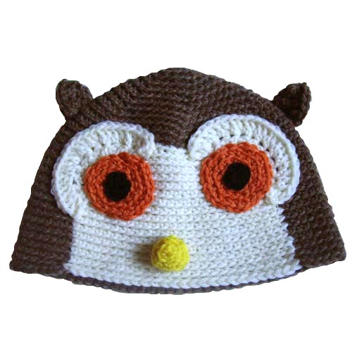 owl hat crochet pattern