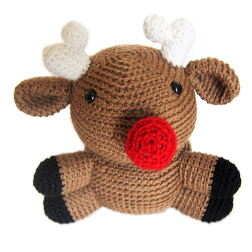 Rudolph the Reindeer Amigurumi Crochet Pattern