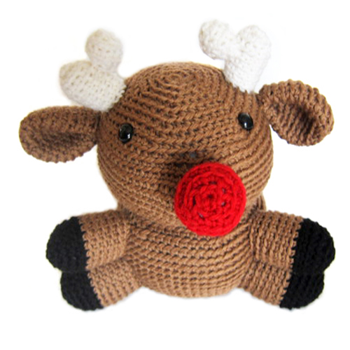 amigurumi crochet plush stuffed animal reindeer pattern