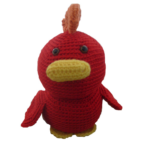 amigurumi crochet plush stuffed animal rooster pattern