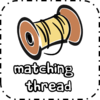 matching sewing thread